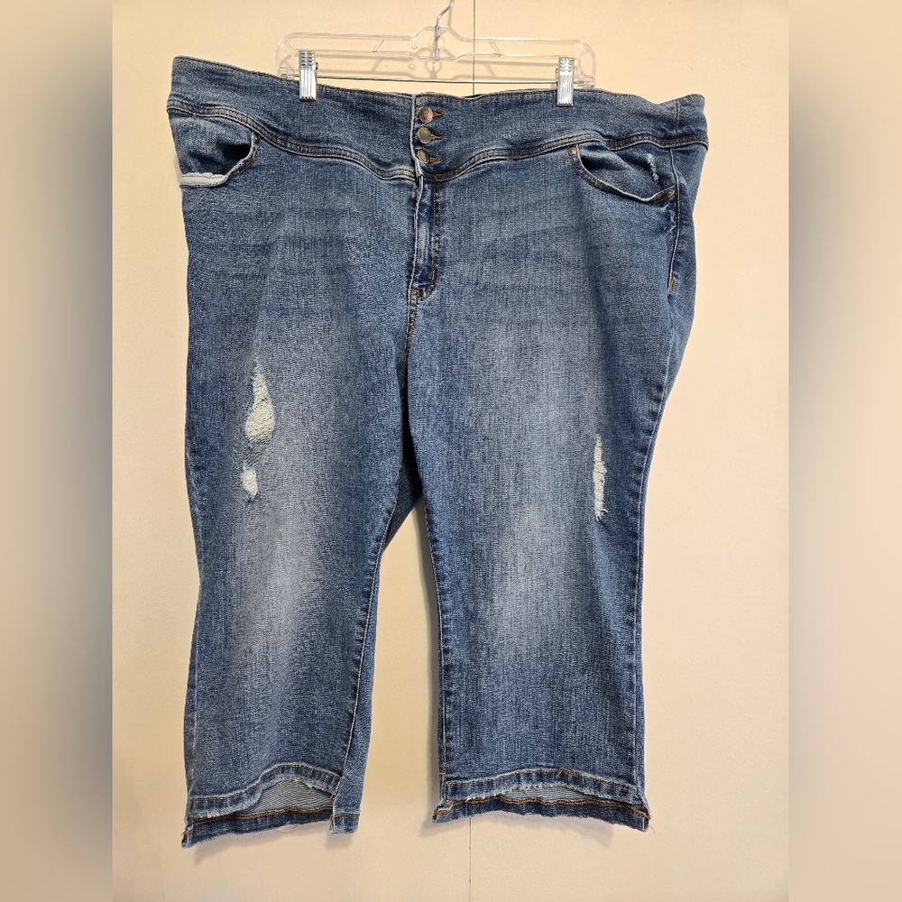 Lane Bryant High Rise Jegging‎ Cropped Jeans